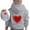 Z7-Grey, variant on YUEHUA Love Heart Hoodies for Teen Girls Valentines Day Hoodie Casual Loose Fit Hooded Sweatshirts Comfy Pullover Tops for Kid Girl Boy, Size 6-7 Years