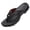 Black&Red, variant on Men's Non-Slip Thong Sandals, Flat Black, 10