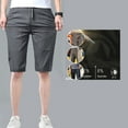 thumbnail image 6 of SwiftWear Men's Lightweight Cargo Shorts with Pockets & Zipper - Summer Casual Comfort Stretch Quick-Dry Outdoor Travel, 6 of 8