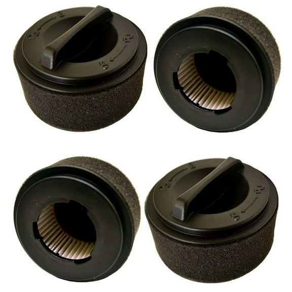 HQRP 4-pack Inner & Outer Circular Filter Set for Bissell Easy Vac 203-7593 23T7 23T74 23T77 23T7E 23T7F Vac Cleaner