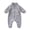Gray, variant on asjyhkr Fleece Rompers for Kid Boys Girls Full-Zip Jacket Long Sleeve Comfy Fall Winter Thermal Loungewear Bodysuit(18-24 Months,Khaki)