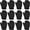 Black, variant on NOGIS 12 Pairs Toddler Mittens Ages 1-6 Toddler Winter Gloves Kids Warm Knitted Gloves for Boys Girls Kids Supplies(Black)