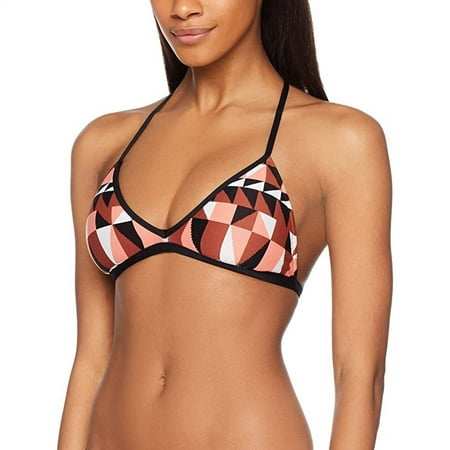 Jagged Geo Action Back Triangle Bikini Top