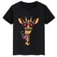 thumbnail image 5 of Ropa infantil con estampado de jirafa, camiseta de algodón de manga corta con dibujos animados para niños y niñas, camisetas deportivas de verano, 5 of 5