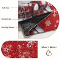 thumbnail image 6 of 5'x7' Area Rugs, Christmas Indoor Outdoor Area Rug for Living Room Bedroom, Red Snowman Pine Cones Xmas Winter Snowflake Washable Bathroom Rugs Kitchen Floor Carpet Mats Home Decor Aesthetic, 6 of 8