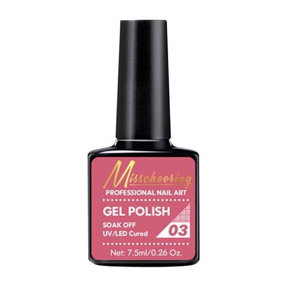 Nail Salon Long Lasting Nail Polish Odorless Non Damaging Quick Drying Removable Nail Polish Artist's Special Color Nail Polish(7.5ml)