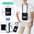 thumbnail image 5 of Passport Holder Waterproof RFID Blocking Nylon Neck Pouch with Vaccine Card Slot Men Women, 5 of 6