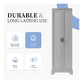 thumbnail image 4 of GDF Studio 71" Storage Cabinet with 2-Door for Bathroom or Office, Adjustable Shelf, MDF Board, Gray, 4 of 7