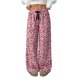 thumbnail image 1 of Pantalones de pijama de forro polar for mujer, pantalones mullidos de felpa for otoño e invierno, pijamas cálidos y acogedores, lindos pantalones de franela, 1 of 7