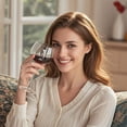 thumbnail image 2 of Copa de vino Astonlink con monograma de la A a la Z personalizada para mujer, 2 of 7