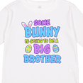 thumbnail image 4 of Inktastic Some Bunny is Going to be a Big Brother with Bunny Ears and Eggs Boys Long Sleeve Toddler T-Shirt, 4 of 5