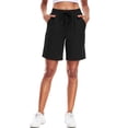 thumbnail image 5 of Cadmus Womens 9" Hiking Shorts Quick Dry Athletic Shorts for Women Casual Running Shorts with Pockets, 5 of 6