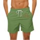 thumbnail image 5 of Mens Casual Pantalones Cortos en Forma de Corazón Impreso Cordón Bolsillo Playa, Poliéster Spandex para Primavera Verano Al Aire Libre Y Diario, 5 of 8