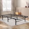 thumbnail image 4 of Single Folding Bed Frames, 14-inch Foldable Metal Platform Sturdy Steel Twin Size Bed Frame, Tool-Free Assembly, No Box Spring Needed - Noise Free, 4 of 5
