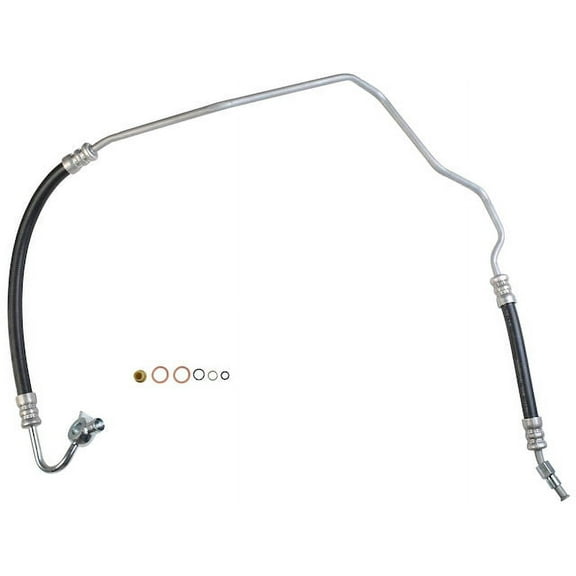 Power Steering Pressure Line Hose Assembly - Compatible with 1998 - 2004 Toyota Tacoma 3.4L V6 1999 2000 2001 2002 2003
