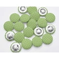 thumbnail image 4 of IBA Indianbeautifulart Green 2 Holes Canvas Round Buttons For Sewing 1 Inch Diamond & Triangle Geometric Printed Handmade Decorative Buttons Pack Of 50, 4 of 7