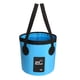 thumbnail image 1 of Yuarrent Cubo de agua plegable de PVC, resistente al agua, lavabo, senderismo, de coches, contenedor organizador con asa, accesorios Pescar Azul 12L Yuarrent OD022092-01, 1 of 6