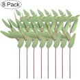 thumbnail image 3 of Eucalipto artificial Tallo de hoja ovalada larga Hojas de vegetación artificial de eucalipto para la decoración de verdes de vacaciones de vegetación de boda (paquete de 8) Zhivalor WRJM-455, 3 of 6