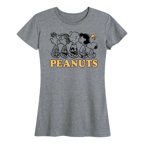 Peanuts Group Outline - Women's Short Sleeve Graphic T-Shirt