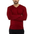 thumbnail image 5 of X RAY JEANS Mens Basic V-Neck Sweater Pullover, Jester Red, XL, 5 of 9