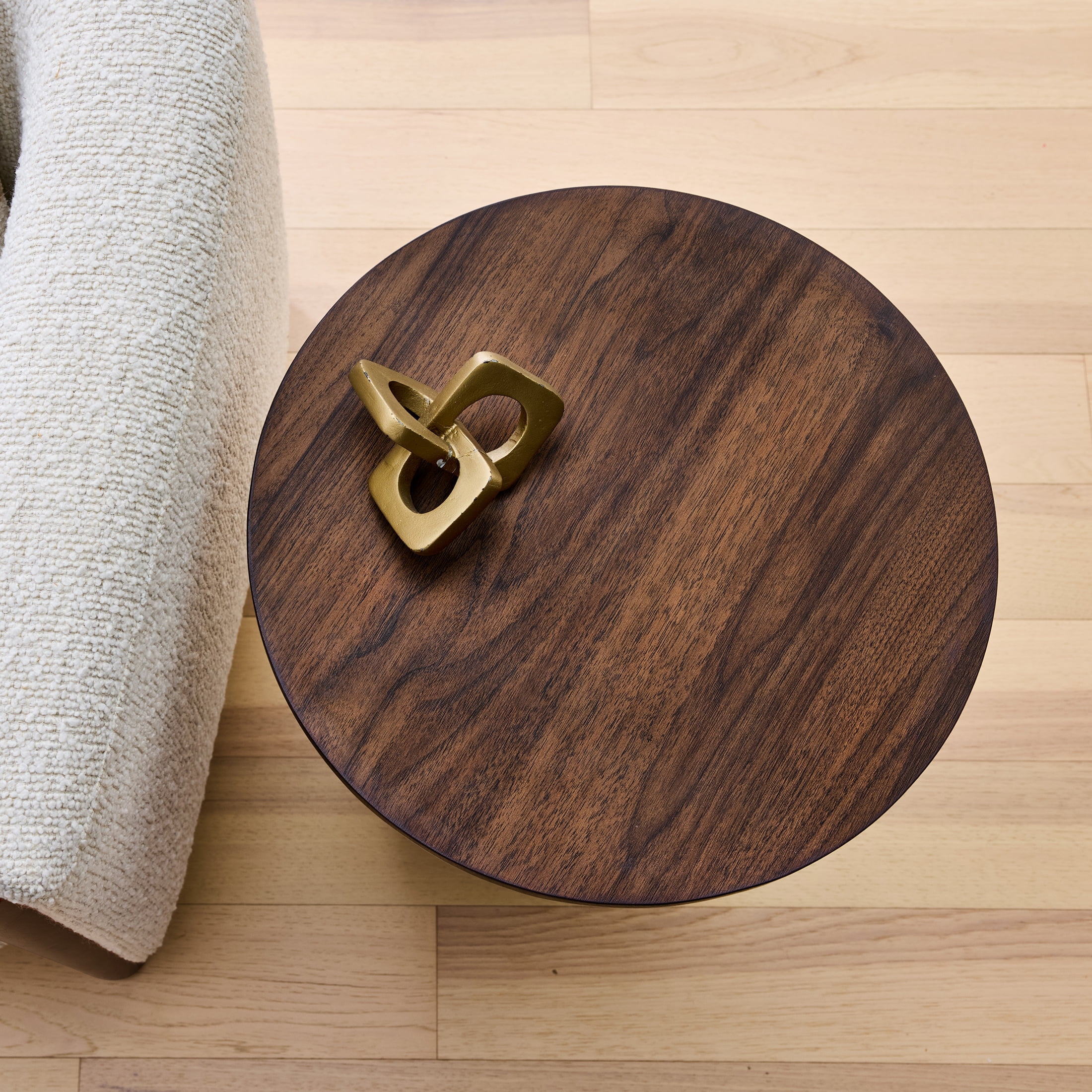 Better Homes & Gardens Adlin End Table, Walnut Finish