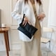 thumbnail image 3 of Bolsa Bolso de embrague de sobre de moda para mujer, bolso de cuero, bolso de mano, bolso de tarjeta (negro) Tmvgtek Para estrenar, 3 of 9