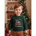 thumbnail image 4 of Cjfdfy Newborn Baby Boy Girl Christmas Sweater Christmas Tree Car Embroidered Long Sleeve Knit Tops Infant Cute My First Christmas Holiday Clothes 0-18M ﻿, 4 of 9
