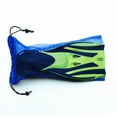 thumbnail image 4 of 2 Piezas Buceo Snorkel Aletas de Natación Aletas Equipo de Almacenamiento de Bolsa de Malla de Transporte con Cierre de Cordón Ajustable, 4 of 9