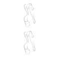 thumbnail image 1 of Kearding Pintura de lienzo de dibujo de una línea única blanca para decoración del hogar mujer cuerpo minimalista impresión A A 2Conjunto, 1 of 6