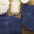 thumbnail image 4 of Superior Hymnia Egyptian Cotton Face Towel Set, Navy Blue, 4 of 6