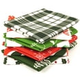 thumbnail image 3 of Soimoi 8 Pc Fat Quarter Bundle,ChristmasPrint 18"x 22"DIY Patchwork-100% CottonPre-Cut Quilting Fabric Red, White & Green, 3 of 7