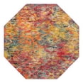 thumbnail image 3 of Unique Loom Vivid Collection Area Rug - Bengaluru (7' 10" Octagon Multi/Orange), 3 of 7