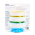 thumbnail image 4 of Munchkin Stay-Put Suction Bowls, 3 Count, Yellow/Green/Blue, 4 of 9