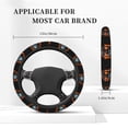 thumbnail image 3 of Balery Flame Metal Skull Fundas elásticas antideslizantes para volante, funda protectora universal para hombre y mujer, 15 pulgadas, accesorios para coche., 3 of 6