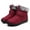 Red, variant on YOUSNH Womens Snow Boots Warm Waterproof Comfortable Slip on Outdoor Winter Shoes for Women Womens Boots Blue 6.5