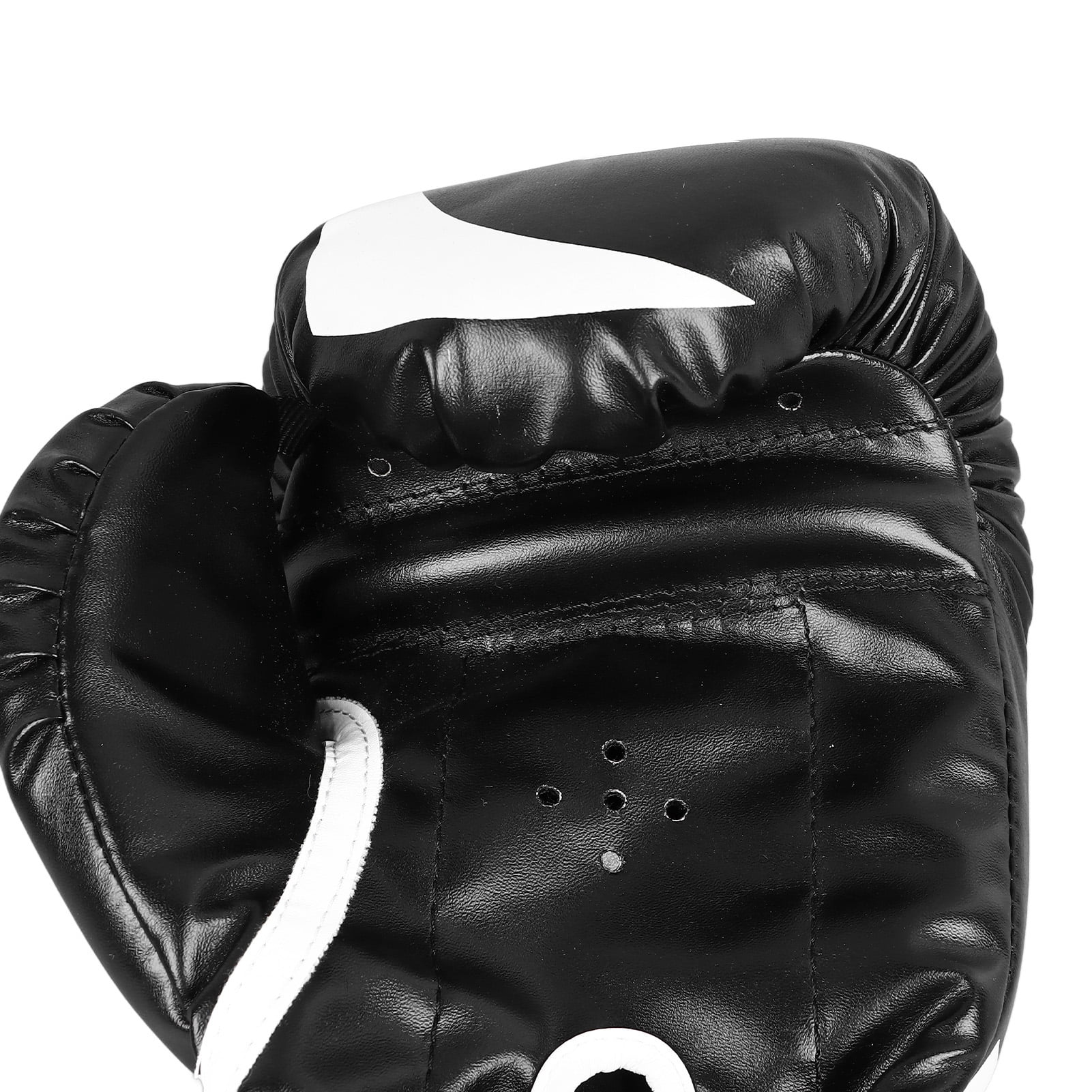 Suodoka 10oz Boxing Training Gloves for Men Women, Professional Heavy Bag Workout Sparring MMA Fighting Taekwondo Kickboxing Gloves, Black (10 Ounces / 283 Grams)