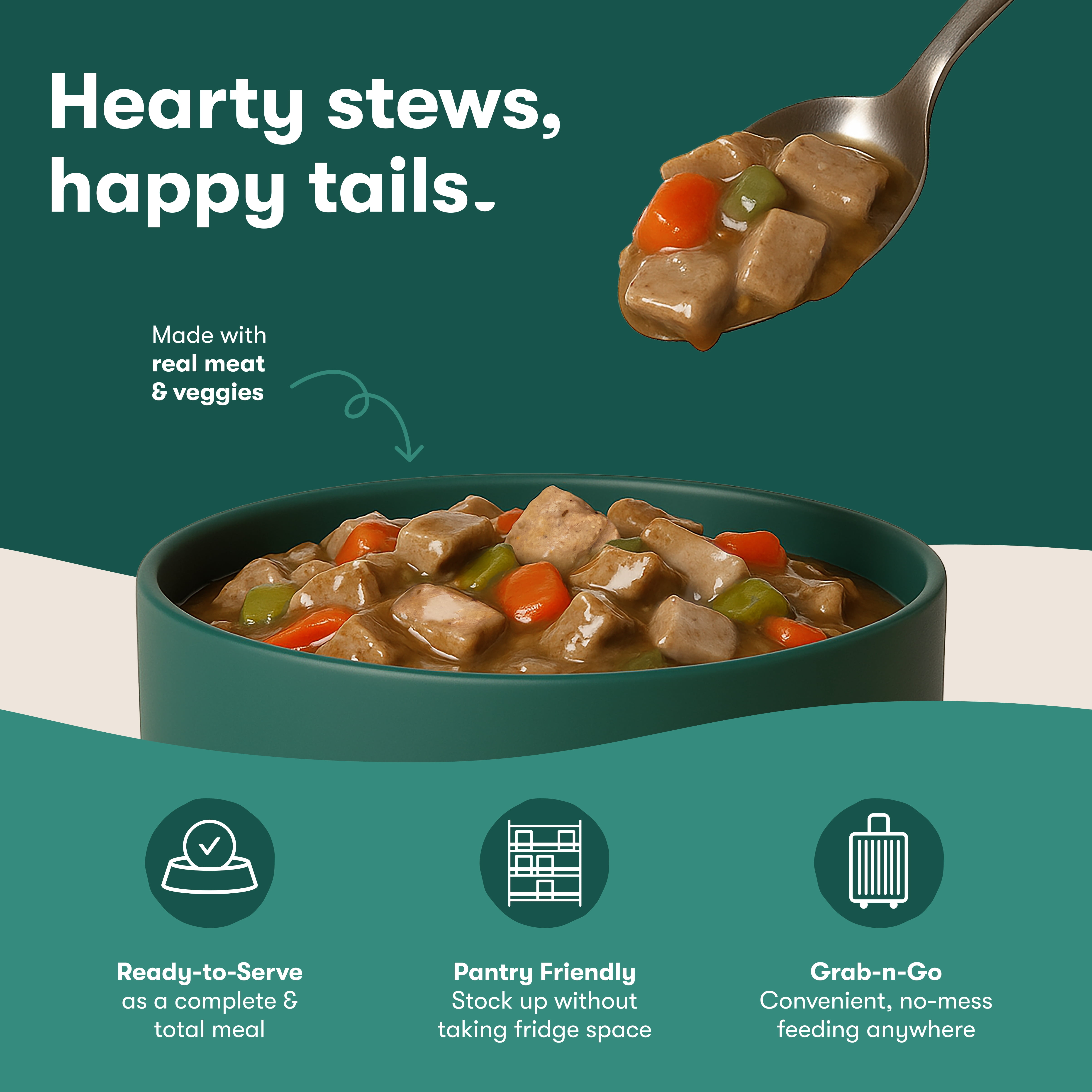 (4 pack) Jinx Bone Broth Stew Grain-Free Chicken & Vegetables Wet Dog Food, 13 oz Can