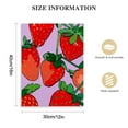 thumbnail image 2 of Nawypu Strawberry Pattern Wall Print, Cute Fruit Wall Art, Colorful Background Strawberry Fruit Print Canvas, Abstract Red Strawberry Art Poster, 2 of 5
