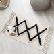 thumbnail image 3 of Retro Boho Hand Woven Tassel Carpet Farmhouse Rug Bedside Rug Geometric Floor Mat Living Room Bedro, 3 of 5