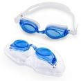 thumbnail image 1 of Brybelly SSWI-112 Swimming Goggles with Case, Blue - Adult, 1 of 6