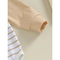 thumbnail image 6 of Bagilaanoe 2pcs Newborn Baby Girl Boy Pants Set Long Sleeve Striped Romper Tops + Trousers 3M 6M 9M 12M 18M Infant Casual Clothes, 6 of 9
