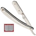 thumbnail image 3 of Parker SR1 Stainless Steel Straight Edge Barber Razor and 5 Shark Super Stainless blades, 3 of 4