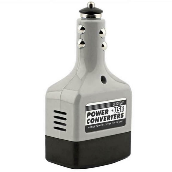 12v/24v to 220V DC to AC Car Power Converter Adapter Inverter USB Outlet Charger