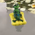 thumbnail image 4 of CARRFA Floating Resin Frog Figurine Pond Decor, Water Floating Frog Ornament, Animal Gardening Gifts for Home Yard Garden Pond Decoration, 4 of 10