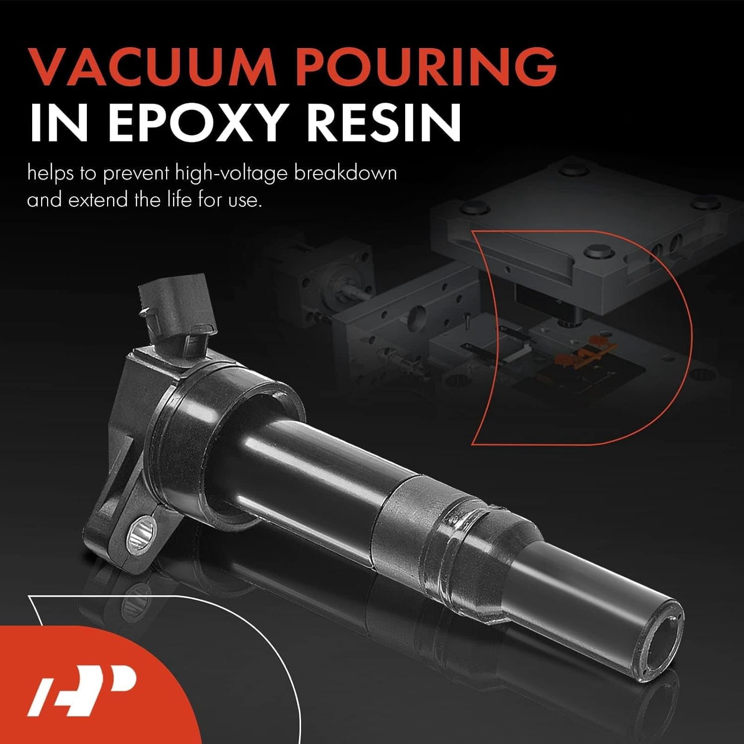 A-Premium Ignition Coil Pack Set of 4 Compatible with Hyundai Elantra 2011-2016, Tucson 2014-2020, Kia Forte 2014-2016, Soul 2012-2019, 1.8L 2.0L Engine