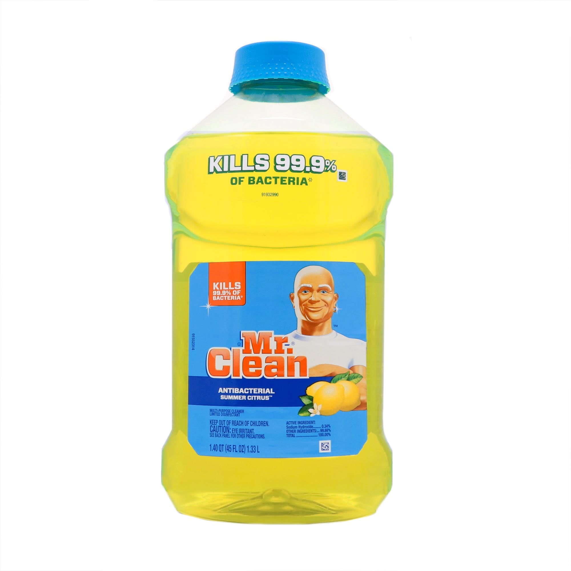 Mr. Clean Antibacterial MultiSurface Cleaner, Summer Citrus 45 oz