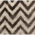thumbnail image 3 of Oblique Zigzag Luxury Throw Pillow in Beige Tones, 3 of 3