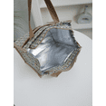 thumbnail image 6 of DLIU Women's Jacquard Floral Tote Handbag, Daily Work Portable Lunch Box Storage Bag Hand Carry Bag, 6 of 8