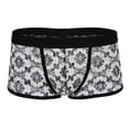 thumbnail image 2 of Pantalones cortos transparentes estampados florales de la ropa interior del L Zulema Ropa interior de encaje de los hombres, 2 of 7