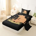 thumbnail image 2 of Erosebridal Capybara Twin Sheet Sets,Rustic Plant Colorful Cute Flowers Bedding For Girls Kids 3-Piece, 2 of 6